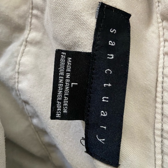 Anthropology sanctuary snap Button Safari Cargo Jacket women’s size large - Picture 4 of 9